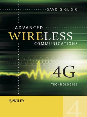 cover image of Advanced Wireless Communications